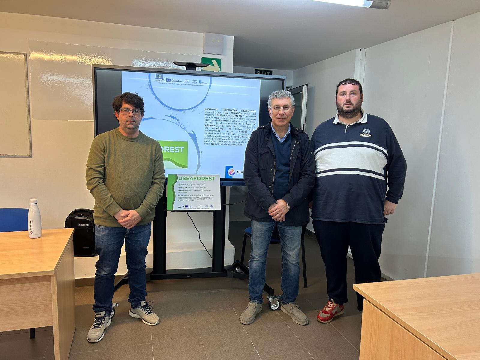 El Concello do Barco de Valdeorras participa en una experiencia piloto de “cortafuegos productivos” en el marco del proyecto europeo USE4FOREST