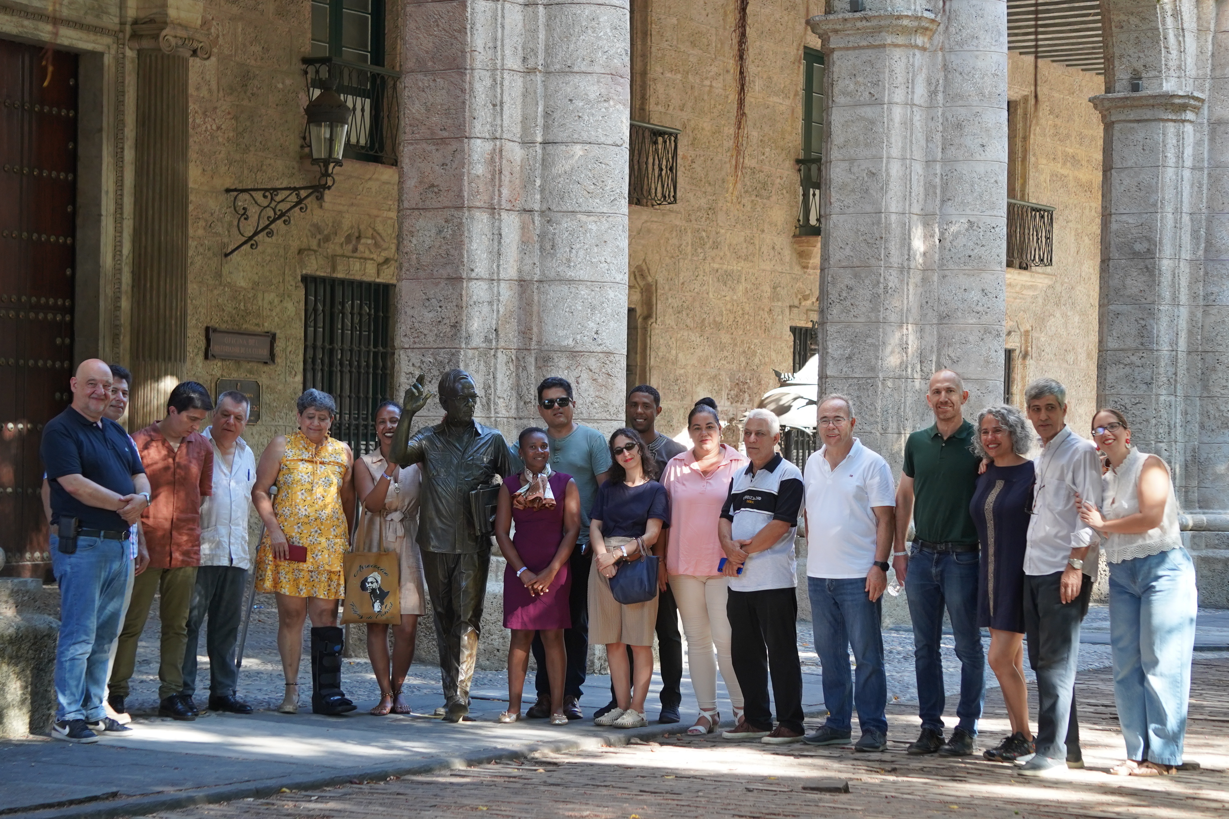 Una delegación del Eixo Atlántico desarrolla en La Habana un proyecto de la AECID