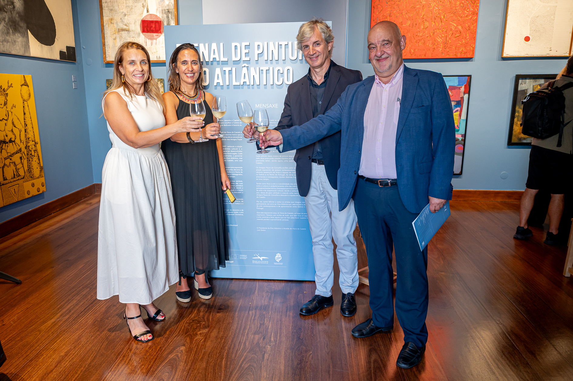 Viana do Castelo inaugura la exposición permanente de obras premiadas de la Bienal de Pintura del Eixo Atlántico