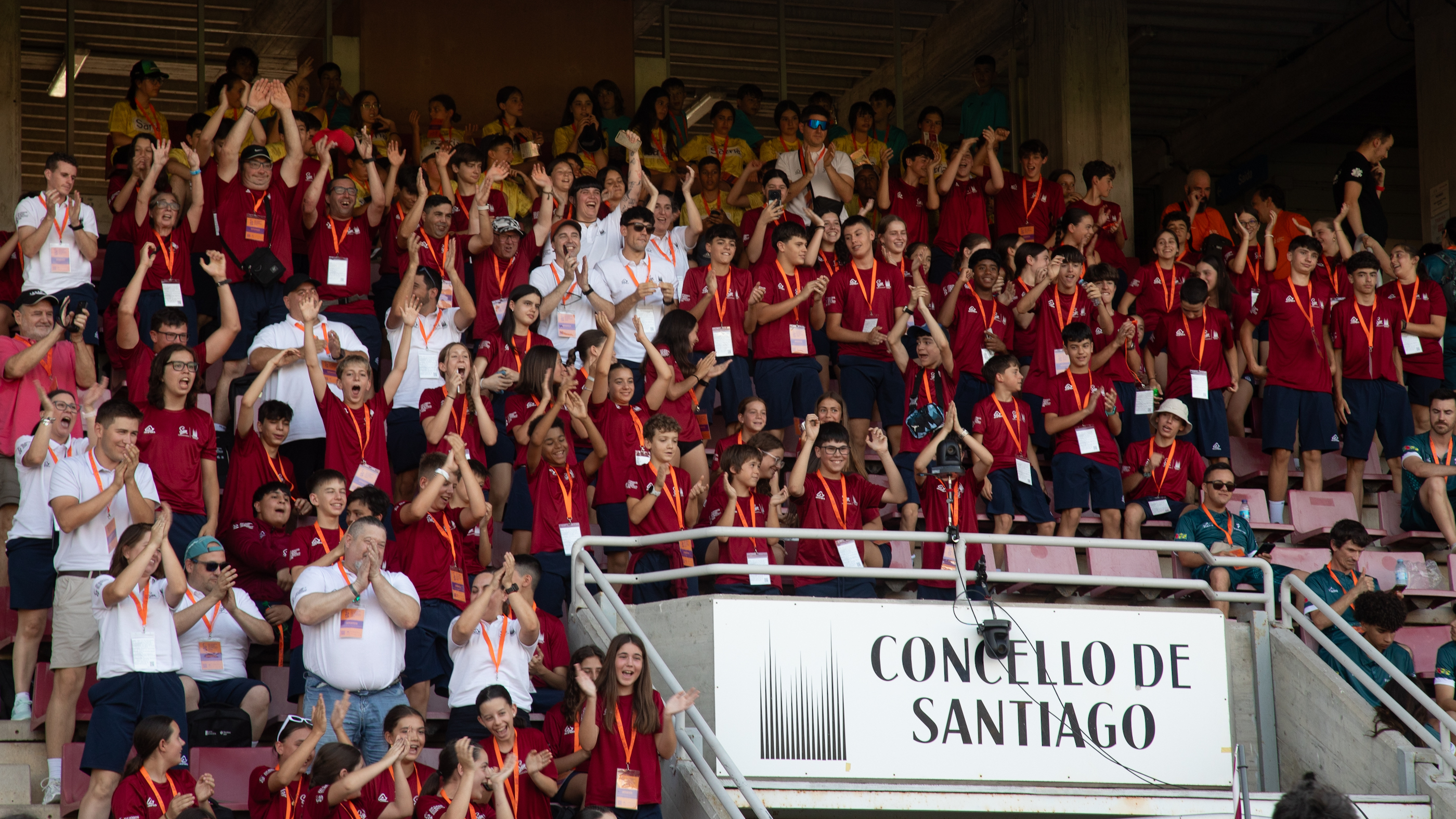 A cerimonia de apertura dos XVI Xogos do Eixo Atlántico anticipa unha semana de deporte e intercambio cultural en Santiago de Compostela