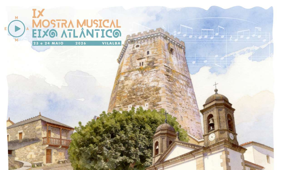 Vilalba acoge los días 23 y 24 de mayo la IX Mostra Musical do Eixo Atlántico