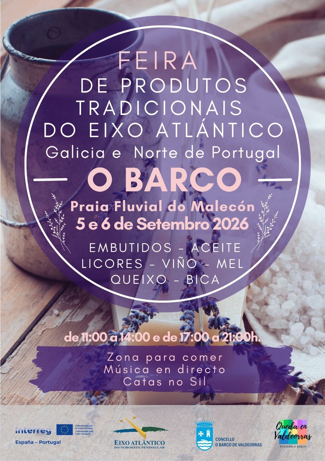 O Barco de Valdeorras acolle a VI edición da Feira de Produtos Tradicionais do Eixo Atlántico, Galicia e Norte de Portugal