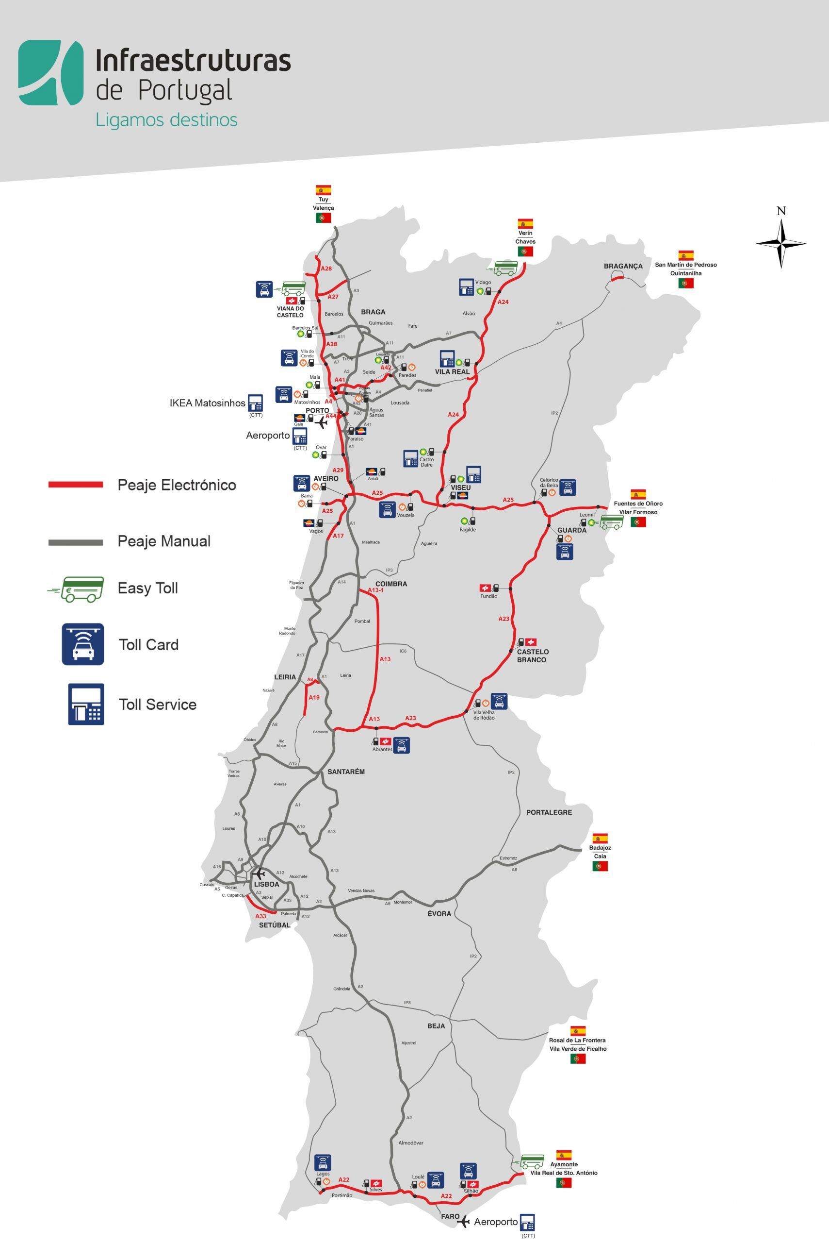 mapa peajes portugal scaled