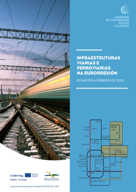 Infraestruturas viarias e ferroviarias na Eurorrexión. Situación a febreiro de 2025