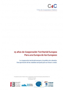 25 años de Cooperación Territorial Europea Para una Europa de los Europeos