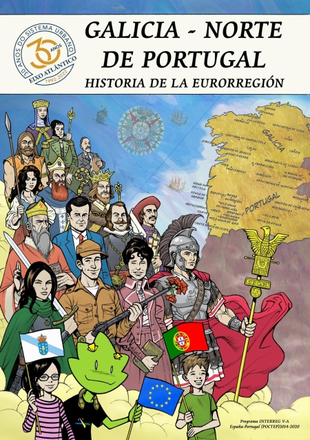 Cómic: Galicia - Norte de Portugal, Historia de la Eurorregión