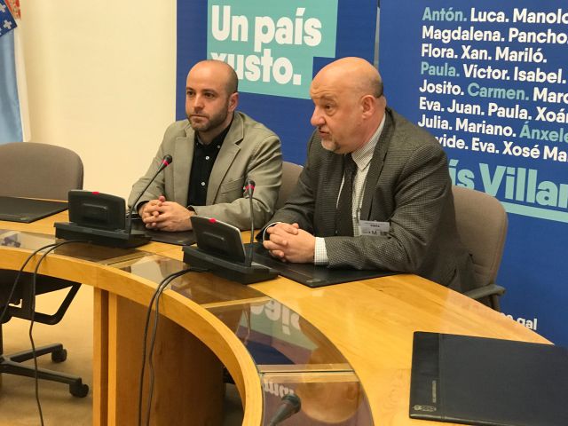 El secretario general del Eixo se reúne con el líder de la oposición en el Parlamento gallego
