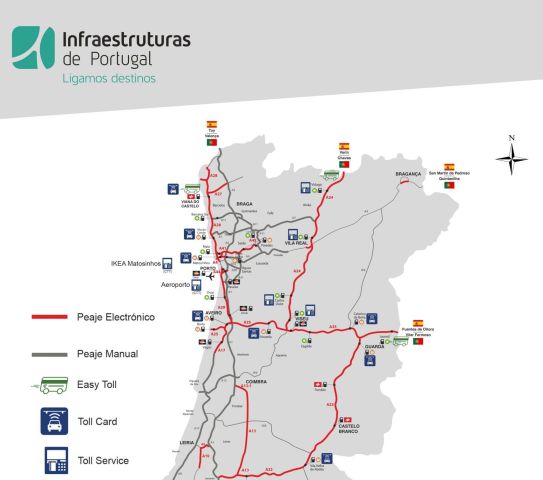 Portugal elimina portagens a partir de 1 de janeiro