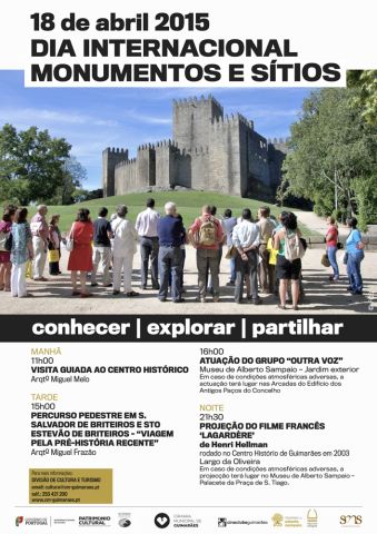 Guimarães comemora Dia Internacional de Monumentos e Sítios com diversificado programa cultural