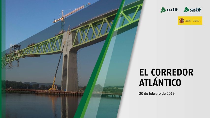 El ministro de Fomento presentó el Plan Director del Corredor Atlántico