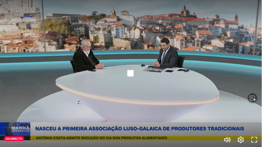 O vicepresidente de "Terra", a primeira asociación luso-galaica de produtores tradicionais, explica a iniciativa en Porto Canal