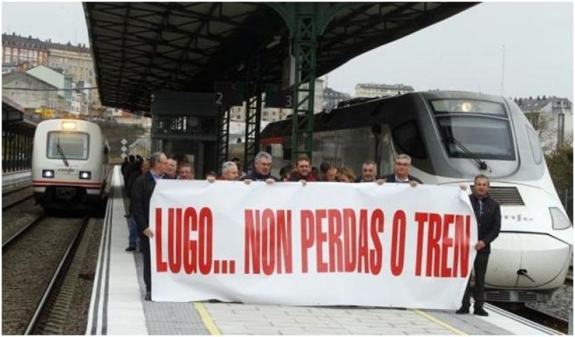 Compromiso político unánime para exigir que Lugo tenga un tren digno