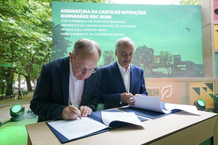 El Eixo Atlântico estuvo presente en la apertura de la Green Week, donde Guimarães firmó la Carta de Intenciones de la Capital Verde Europea 2026