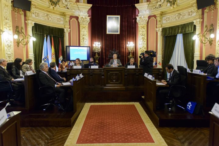 O Concello de Ourense acolle unha reunión da responsable europea de Políticas Urbanas e os alcaldes do Eixo Atlántico