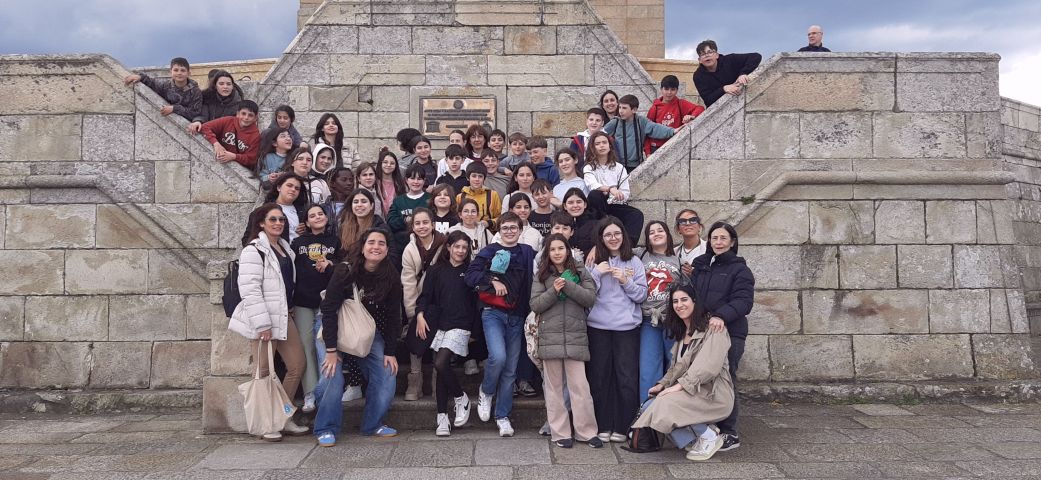 El alumnado de Braga visita A Coruña en el marco de los Intercambios Escolares del Eixo Atlántico