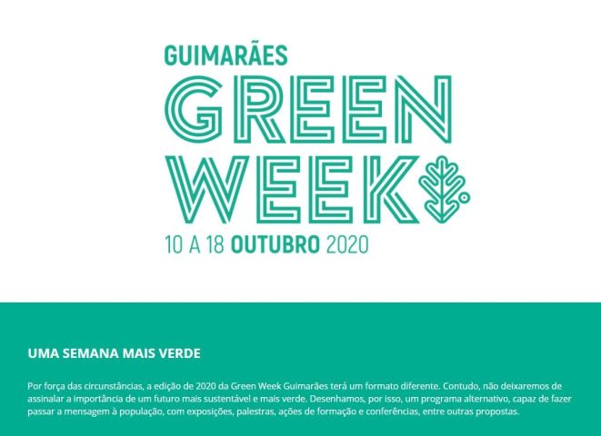 Uma semana a falar de sustentabilidade ambiental na Green Week Guimarães
