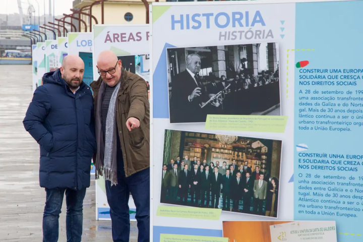 El Eixo Atlántico expone en A Coruña sus 34 años de historia con una mostra abierta hasta el 4 de marzo en La Marina