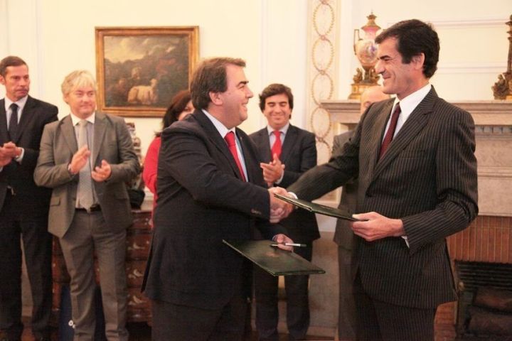 Reunión dos alcaldes de A Coruña e Porto