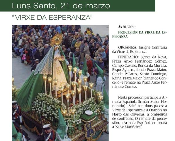 Programa da Semana Santa de Lugo