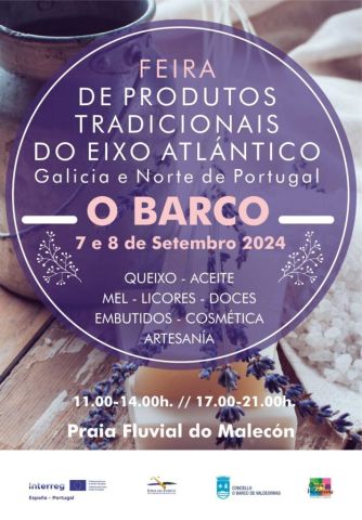 La Feria de Productos Tradicionales del Eixo Atlántico se celebrará en O Barco de Valdeorras el 7 y 8 de septiembre