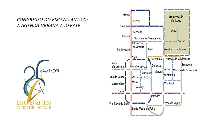 El Eixo Atlántico debatirá la Agenda Urbana en un congreso que se celebrará en Braga en junio