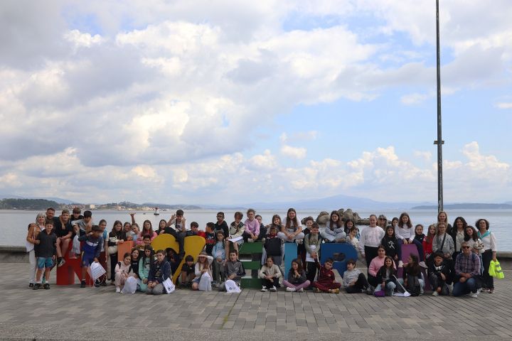 Alunos de Felgueiras visitam Ribeira no âmbito dos Intercâmbios Escolares do Eixo Atlântico