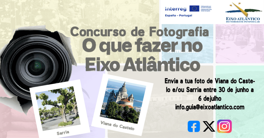 Arranca a primeira edição do Concurso Fotográfico do Guia Turístico do Eixo Atlântico