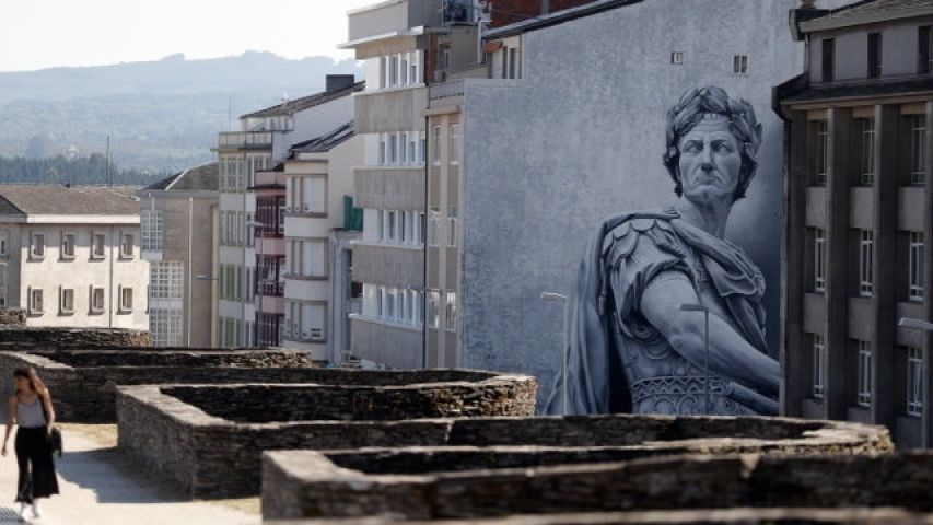 El mejor mural del mundo está en Lugo, ciudad del Eixo Atlántico