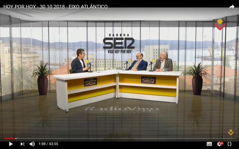 Samuele Furfari e Manuel Lara analisam as políticas energéticas no programa euro-regional da Rádio Vigo