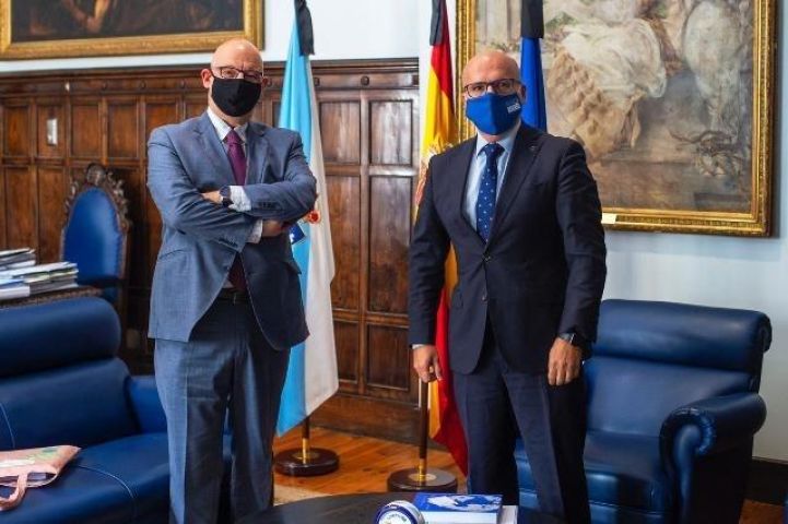 Xoán Vázquez Mao y Manuel Baltar inician los trámites para la incorporación de la Diputación de Ourense al Eixo Atlántico