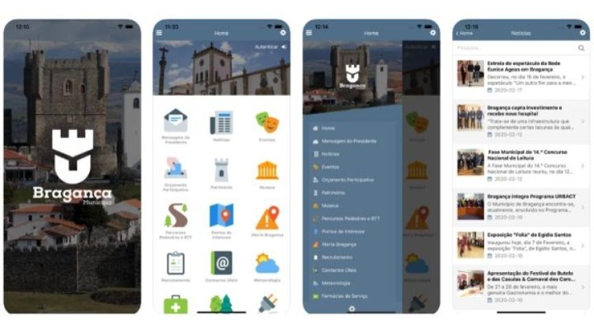 Bragança lanza unha App para residentes, visitantes e turistas
