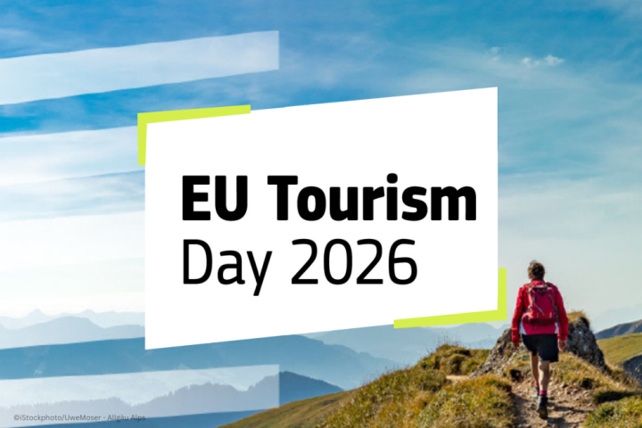 No 26 de janeiro 2026, a Comissão Europeia organiza o Dia Europeu do Turismo, em Bruxelas