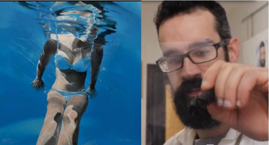 Entrevista o gañador da X Bienal de Pintura do Eixo Atlántico
