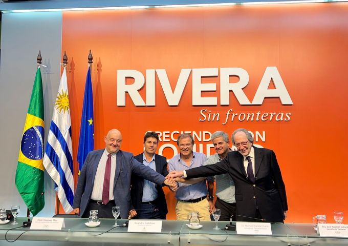 El secretario general del Eixo Atlántico y el director de la Agenda Urbana Binacional presentan el plan de acción para el territorio de frontera entre Brasil y Uruguay