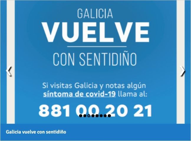 La Xunta publica la orden que establece las cautelas sanitarias para los viajeros llegados de otros territorios