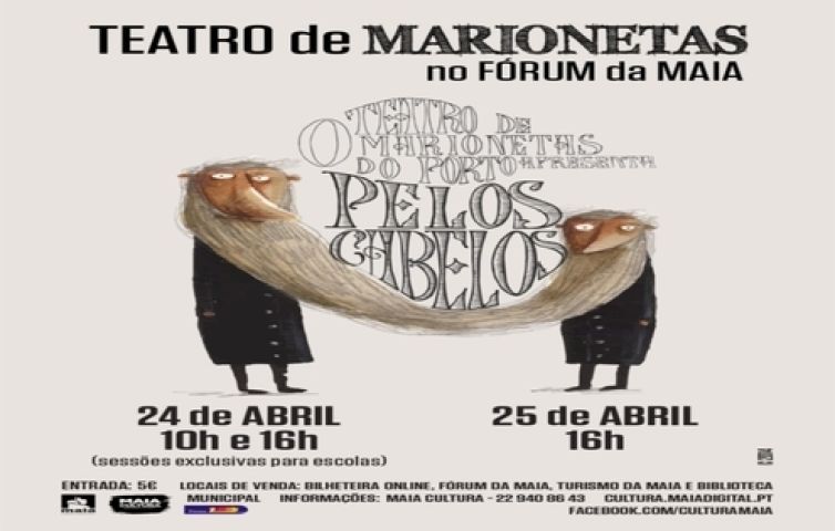 Teatro de Marionetas "Pelos Cabelos", en Maia