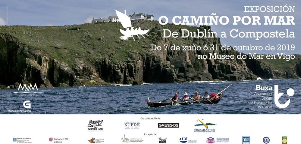 “O Camiño por Mar”, unha exposición que inclúe a reconstrución da embarcación “naomhóig”, símbolo do camiño xacobeo por mar