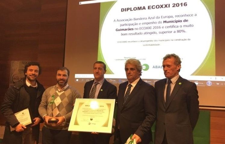 Guimarães distinguido como un dos municipios máis sustentables de Portugal