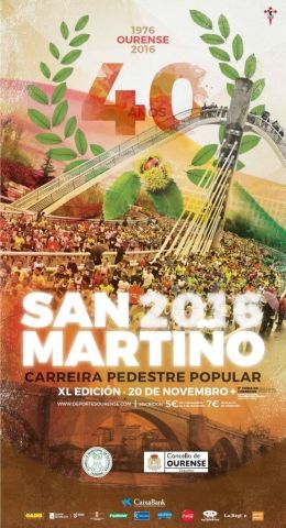 Ourense acogerá la Carrera Popular de San Martiño