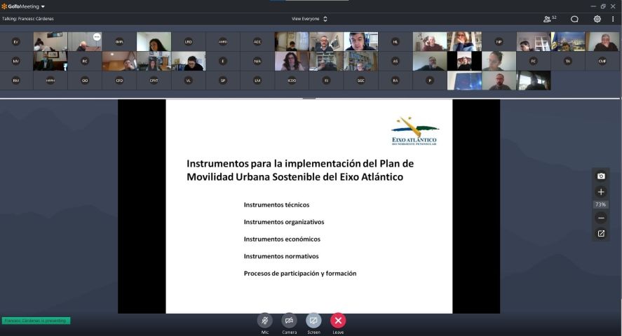 O Eixo Atlántico lanza un plan de mobilidade sostible para construir as cidades do futuro