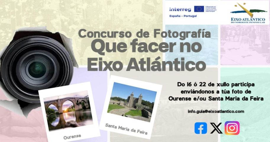 Comeza a segunda edición do Concurso Fotográfico da Guía Turística do Eixo Atlántico