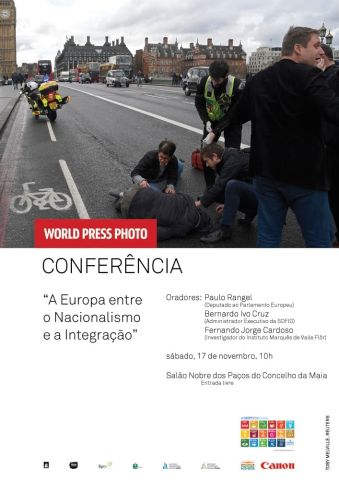Conferencia World Press Photo 2018 “Europa entre o Nacionalismo e a Integración”, este sábado en Maia