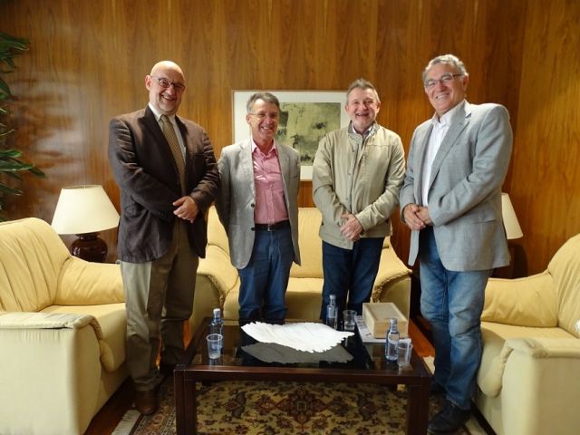 El presidente de los alcaldes brasileños se reúne con el presidente de la Fegamp y del Eixo para desarrollar proyectos de cooperación