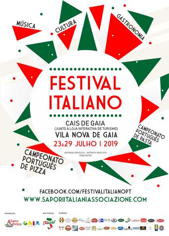 O Festival Italiano volve animar a beira do río Douro, en Gaia, do 23 ao 29 de xullo