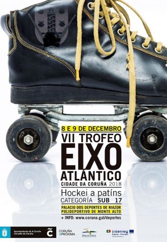 Todo preparado para el VII Torneo Eixo Atlántico de Hóckey a patines, este fin de semana en A Coruña