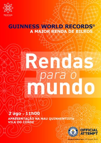 Vila do Conde acolle a gran festa do GUINNESS WORLD RECORDS de Encaixe de Bolillos