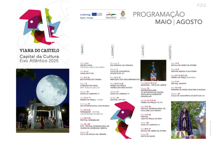 Viana do Castelo celebra un mes de xuño repleto de cultura e tradición como Capital da Cultura do Eixo Atlántico 2025