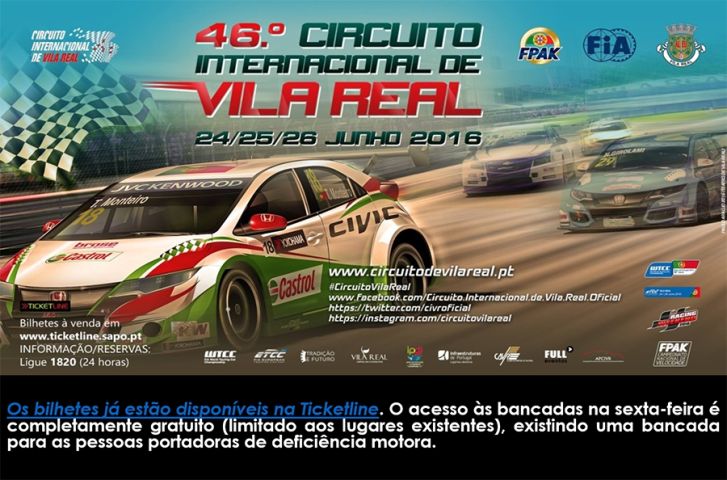 O WTCC disputa em Vila Real a 7º ronda do campeonato mundial