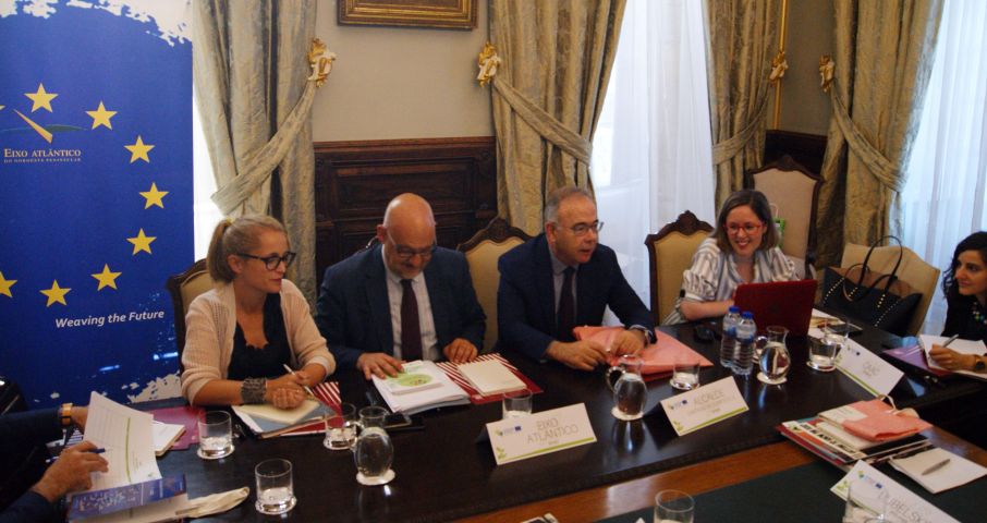 Santiago acolle a posta en marcha do proxecto EURE que lidera o Eixo Atlántico