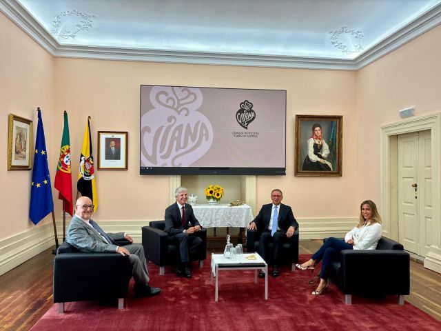 El Eixo Atlántico pide al presidente de la República de Portugal impulsar un acuerdo político sobre el nuevo puente ferroviario internacional del Miño